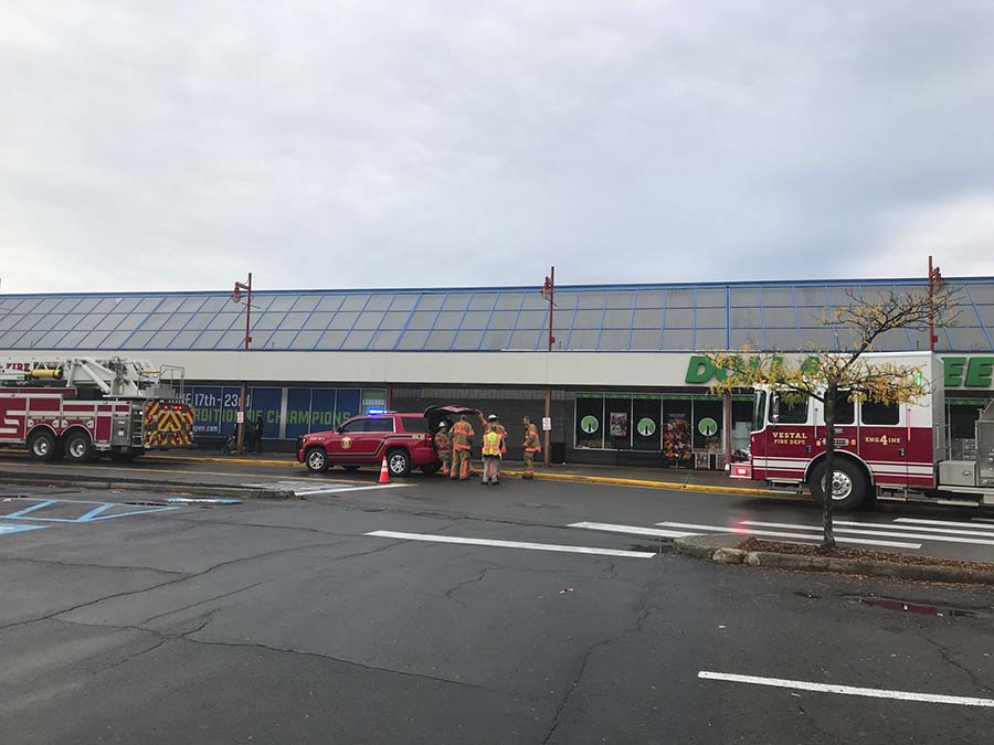 Vestal Fire responds to possible Building Fire Town Square Mall